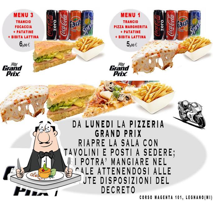 Cibo al Pizzeria Grand Prix