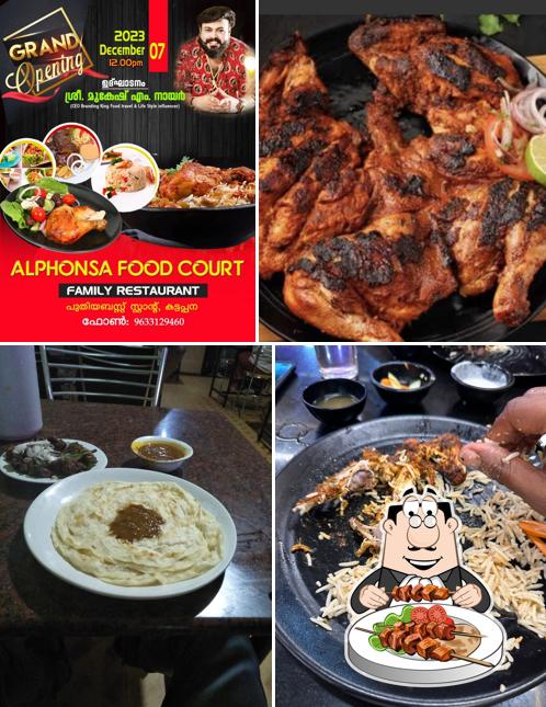 Food at Alphonsa Food Court Kattappana