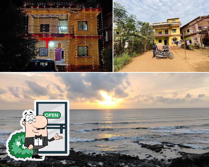 The exterior of Beach Homestay Shrivardhan Diveagar
