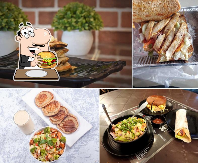 Get a burger at Caloria