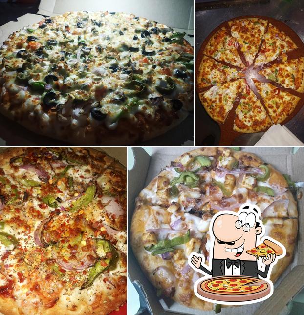 Pick pizza at Da Pizza Inn