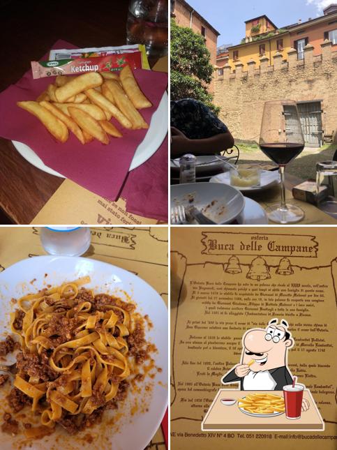 Prova a prendere un piatto di patatine a Osteria Buca delle Campane