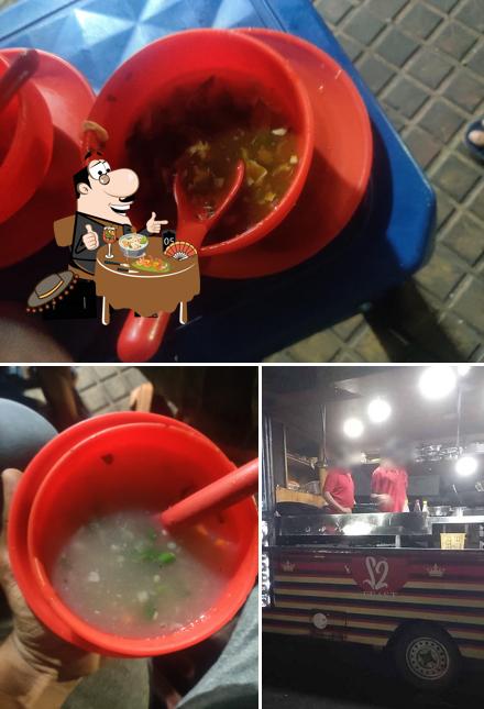 The restaurant's food and exterior