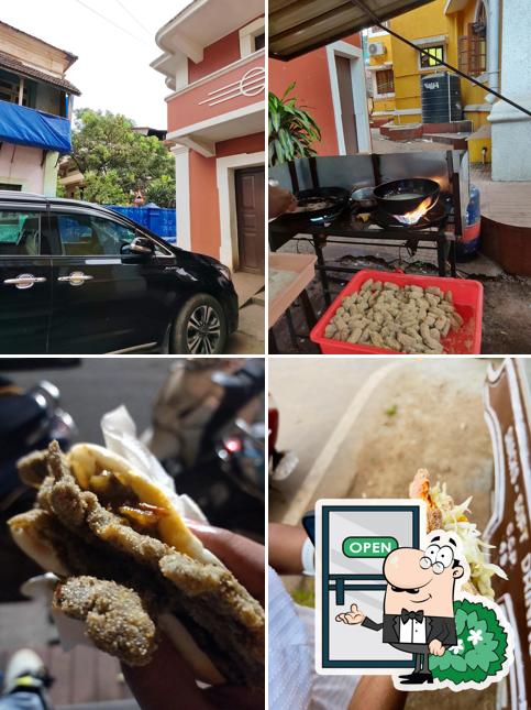Check out how Tony bhai Cutlet Pao looks outside