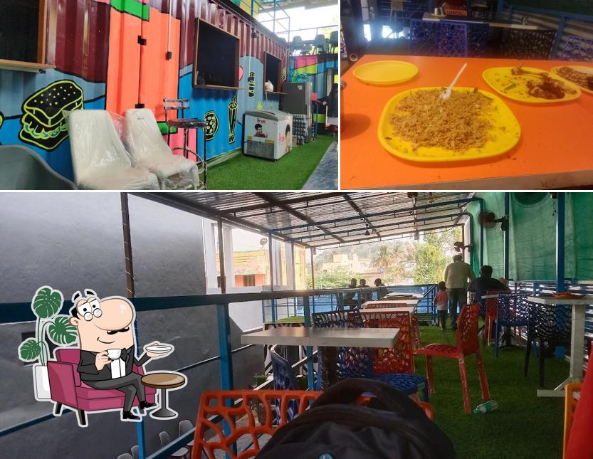 The interior of VP's food court RESTAURANT