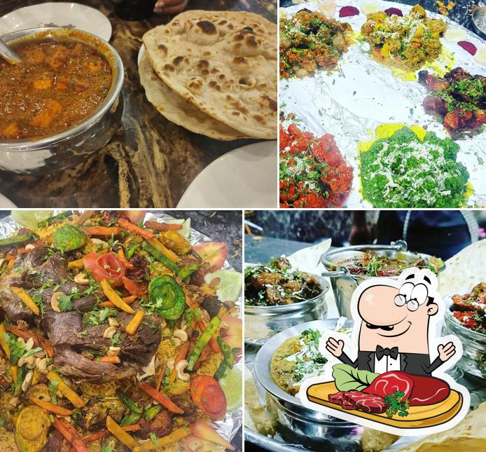 Shangrila Family Dhaba serves meat dishes
