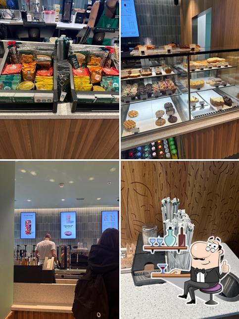 Gli interni di Starbucks