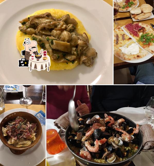 Platti al Trattoria Le Quattro Stagioni