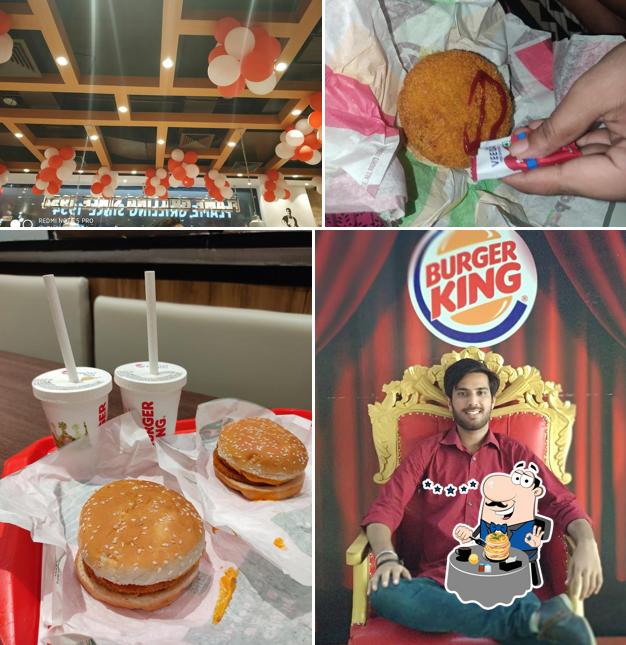 Check out the photo depicting food and interior at Burger King