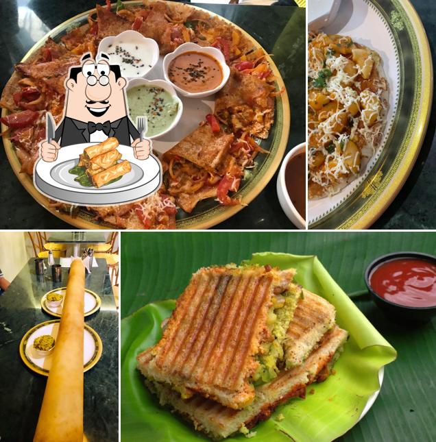 Spring rolls at Green Potato Restaurant