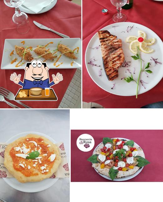 Cibo al Ristorante Pizzeria Boccuccia di Rosa