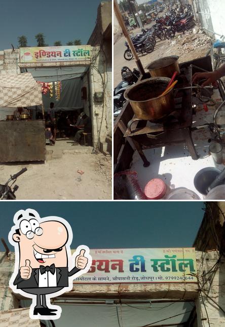 Look at the pic of Indian Tea Stall