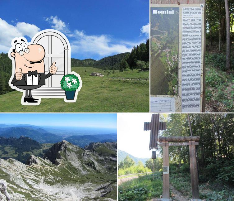 Gli esterni di Malga Streva Raossi