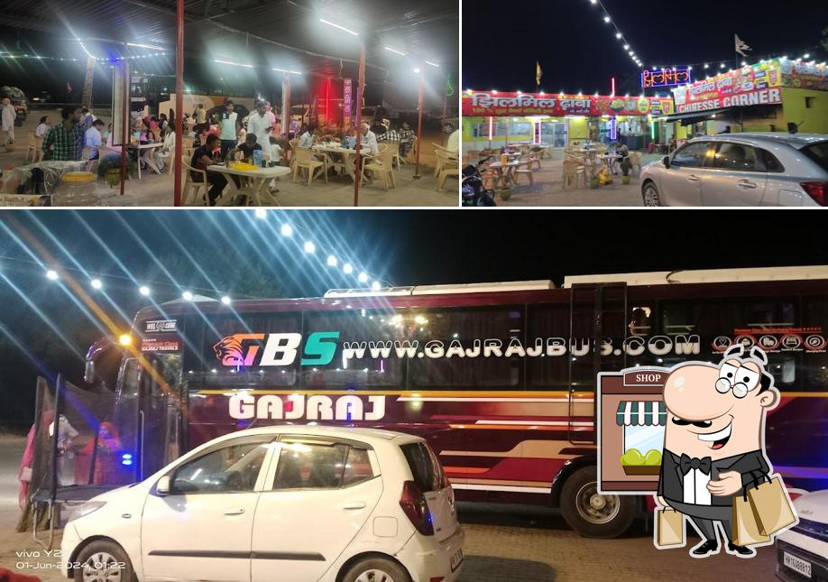 Among various things one can find exterior and interior at New Jhilmil dhabba