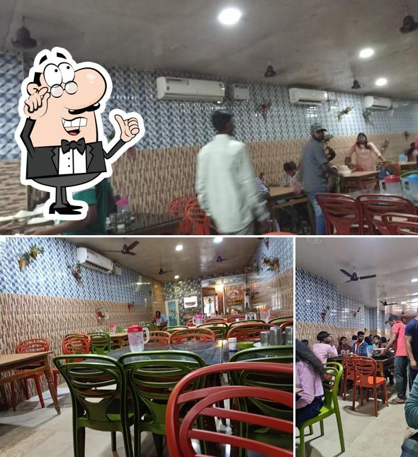 The interior of Santi A/C restaurant