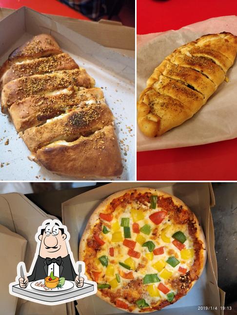 Food at Satviki Pizza Cafe