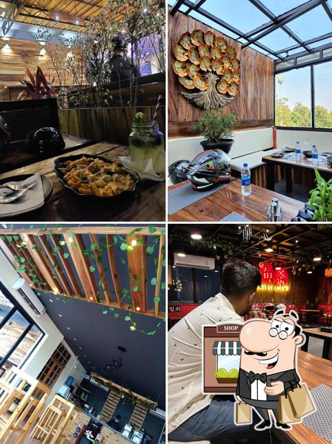 Take a look at the image depicting exterior and food at The Eden's