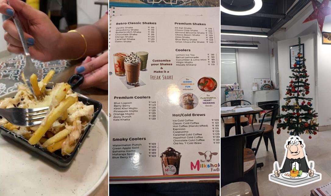 Food at The Milkshake Factory