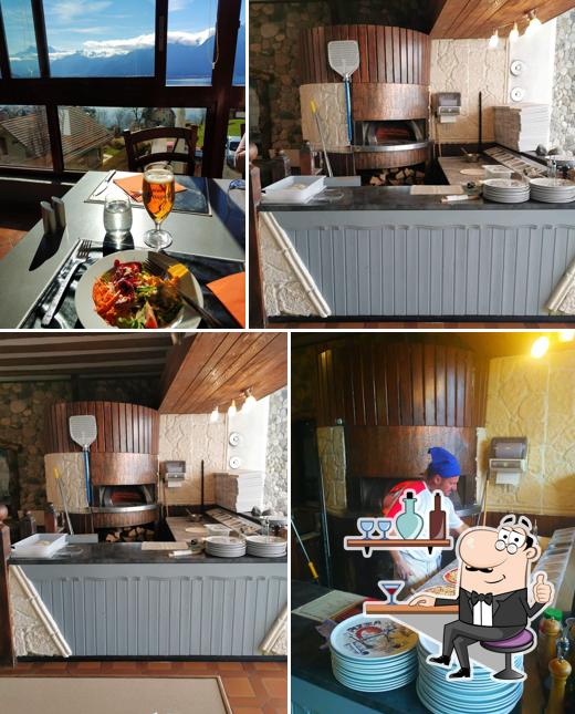 Gli interni di Restaurant du Raisin