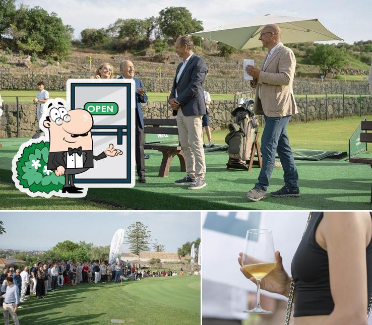 Guarda la foto che mostra la esterno e cibo di Torre Casalotto Sicilia's Etna Golf