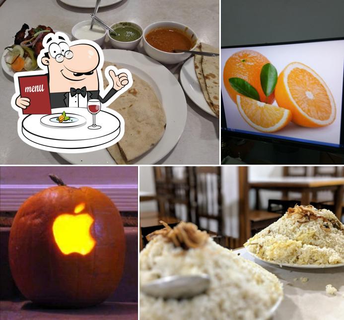 Food at Orange Restaurant
