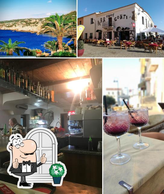 Goditi la vista dagli esterni di Bar Caffé Conti