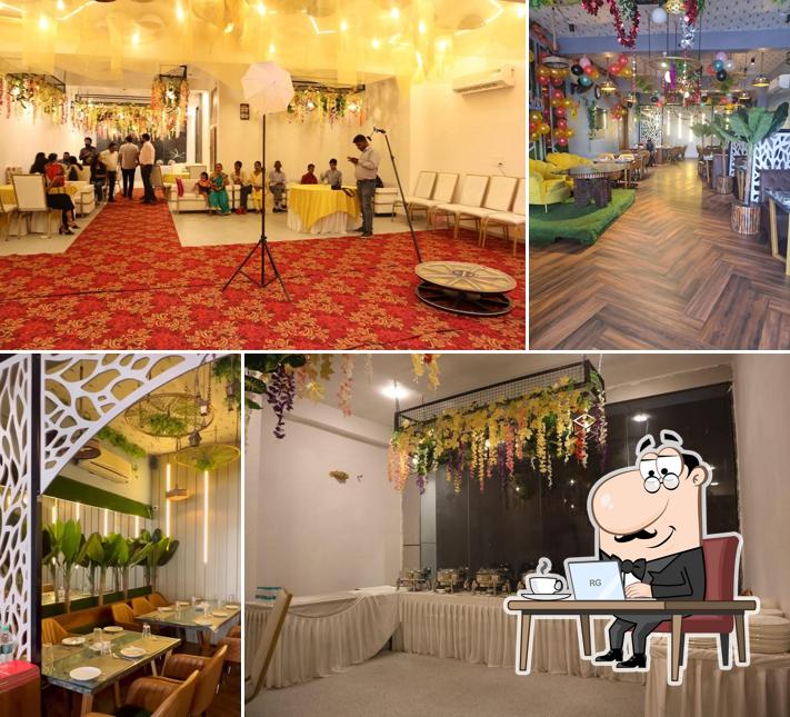 The interior of La'chef Sastripuram Agra