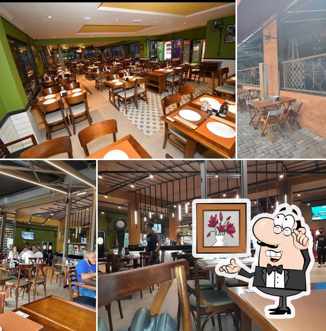 O interior do Picanharia dos Amigos - Mooca