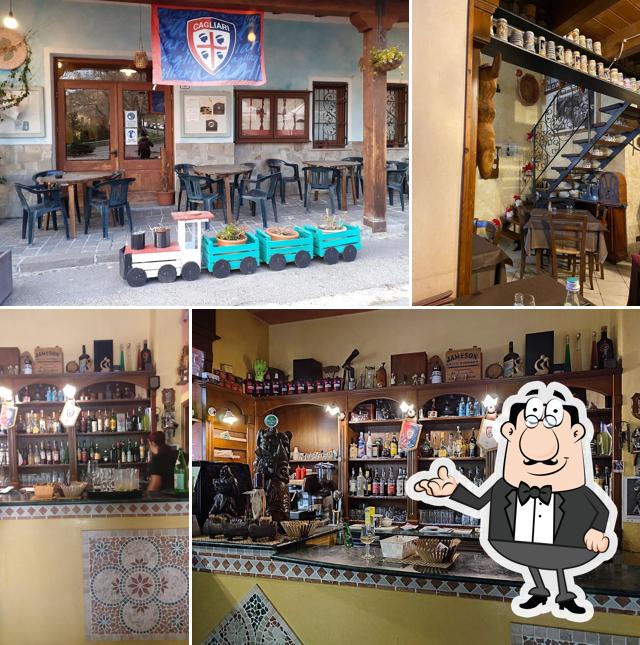 Gli interni di S'Iscriscione Ristorante Pizzeria