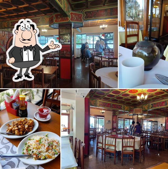 O interior do Restaurante Chon Kou