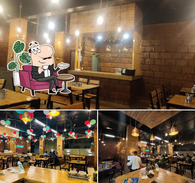 The interior of The leaf Family Garden Restaurant