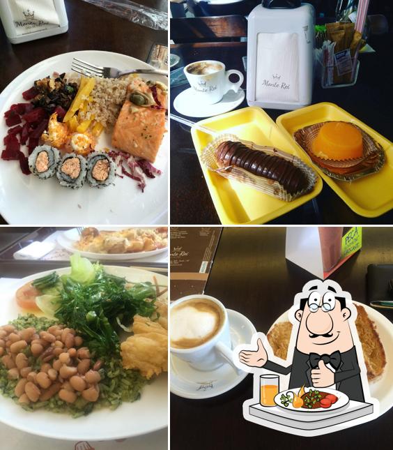 Platos en Monte Rei Casa de Pães - Saúde