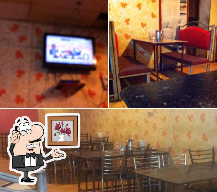 The interior of Ansh Restaurant