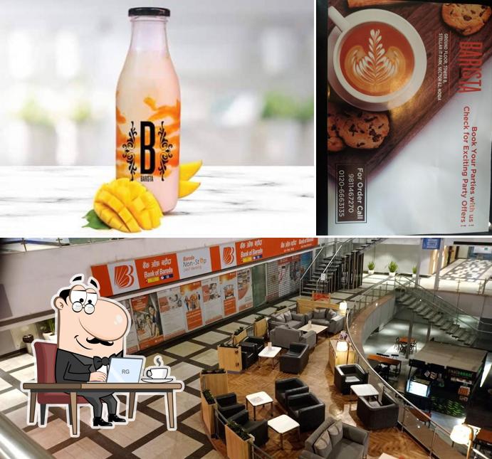 The interior of Barista Cafe