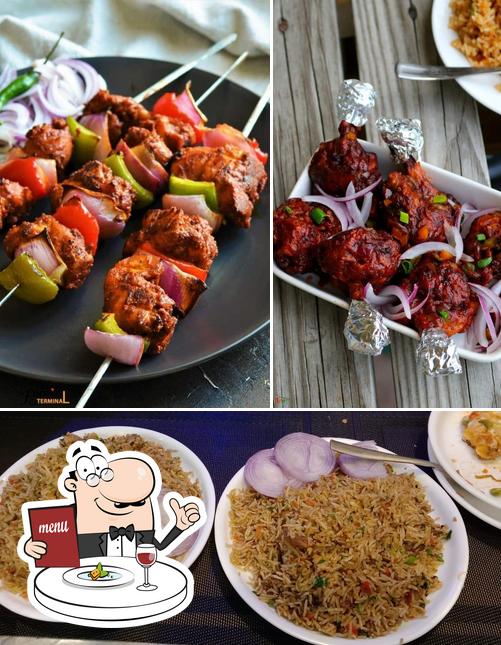 Food at Food & Flavour Restaurant