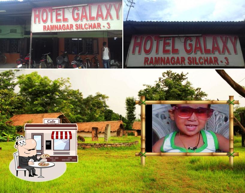 The exterior of Hotel Galaxy