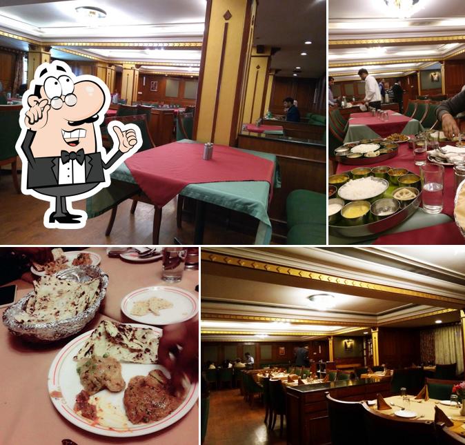 The interior of Chandan Vegetarian Restaurant OOTY