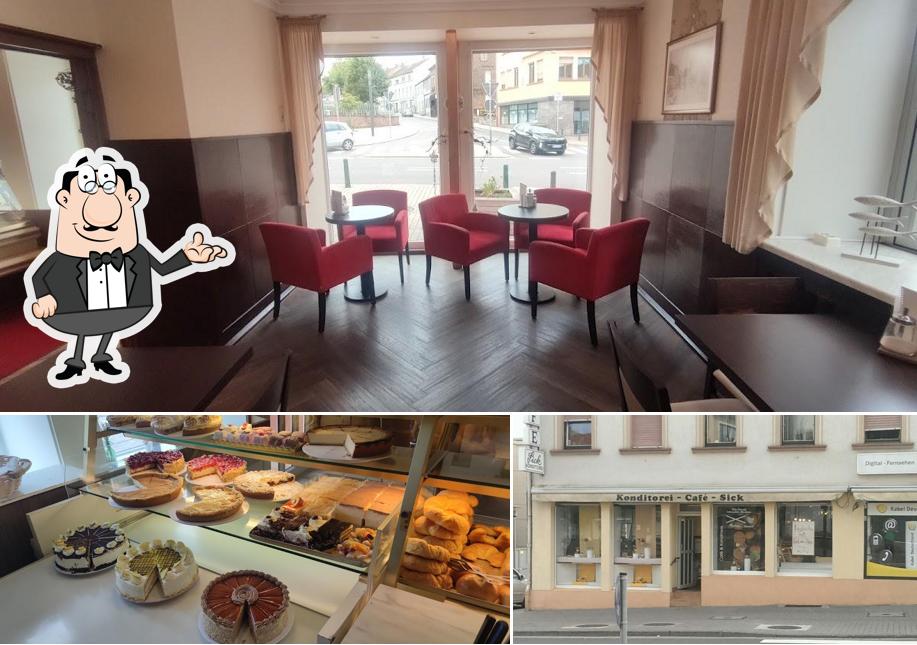 La intérieur et nourriture du restaurant