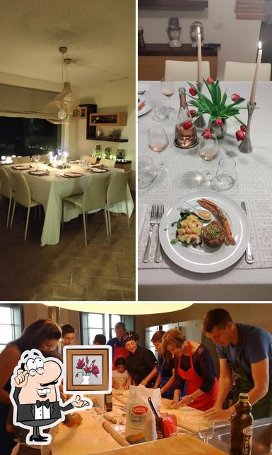 Gli interni di Chef Sabrina' s house ristorante privato solo su prenotazione