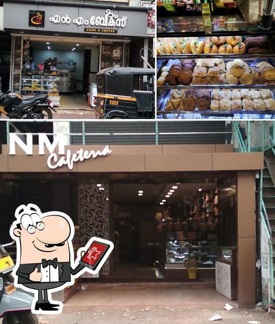 Among different things one can find exterior and food at N.M Bakery