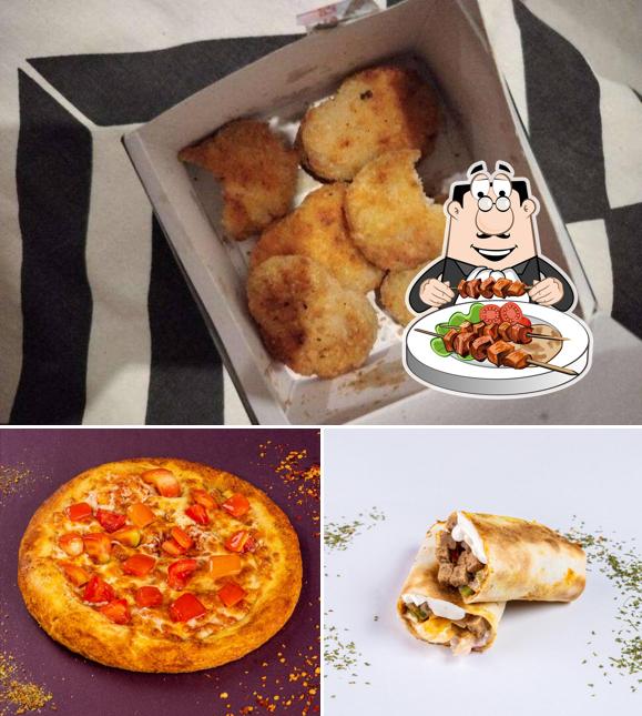 Food at Rominus Pizza And Burger