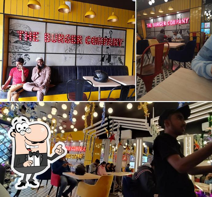 The interior of The Burger Company