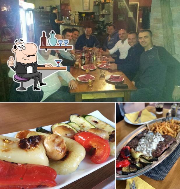Gli interni di Konoba Rafaelo