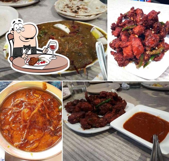 Try out meat meals from the menu