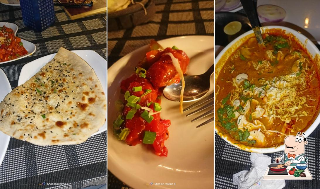 Chicken curry at Hotel Kasturaj Garden Pure Veg Restaurant