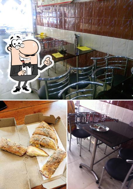 Among different things one can find interior and food at Khana Khazana
