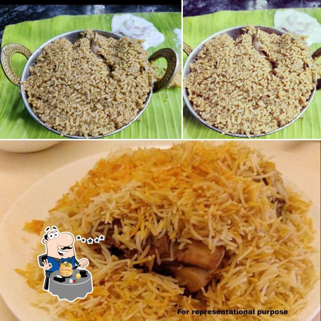 Food at LMN HAJIYAAR BIRIYANI HOTEL