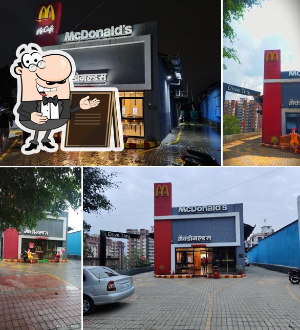 The exterior of McDonald's