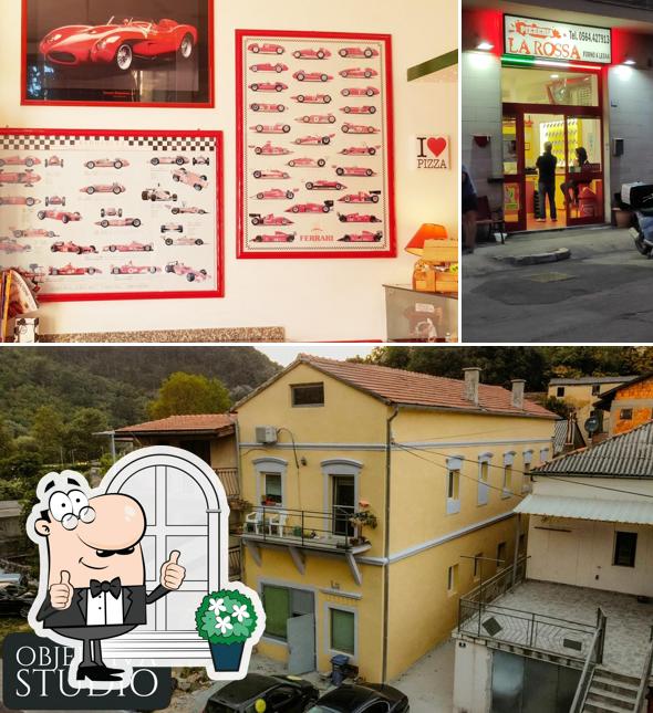 Gli esterni di Pizzeria La Rossa