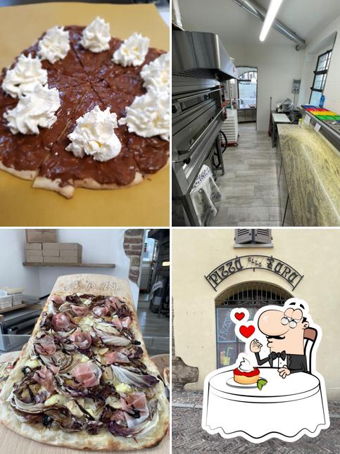 Pizza alla Fara serve un'ampia varietà di dolci